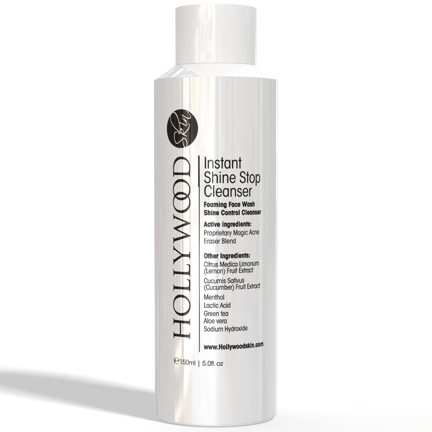 Instant shine stop cleanser