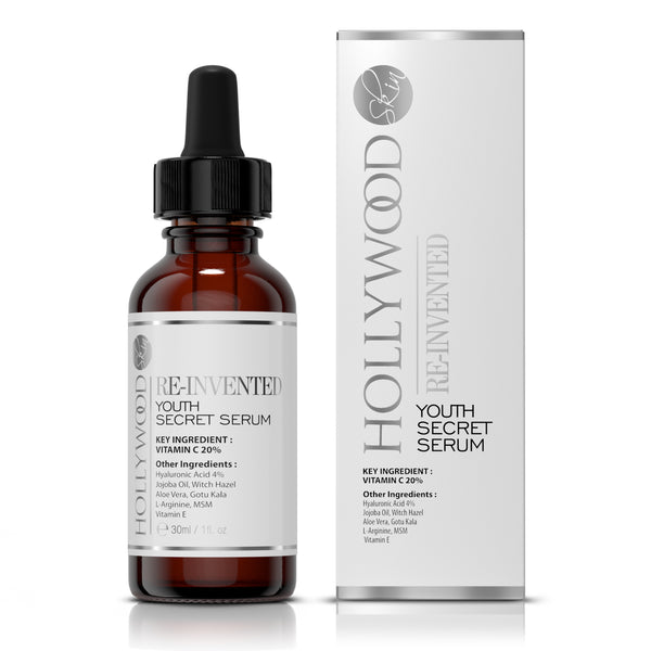 RE-INVENTED YOUTH SECRET SERUM - ANTI AGING FACE SERUM – Hollywoodskin